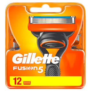 Gillette Fusion5 Pánská Náhradní Holicí Hlavice, 12 ks