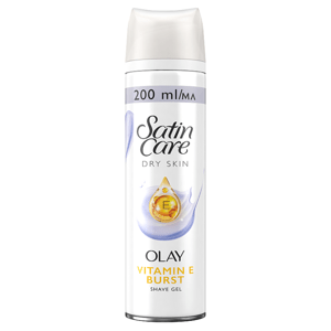 Satin Care With Olay Dry Skin Vitamin E Burst Gel Na Holení 200ml
