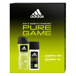 Adidas kosmetická kazeta Pure Game - pánský deo natural sprej 75m + sprchový gel 250ml