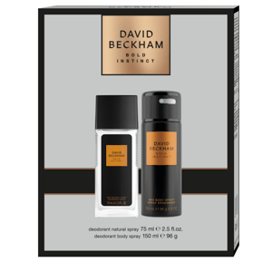 David beckham kosmetická kazeta Bold Instinct - pánský deo natural sprej 75m + deosprej 150ml