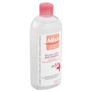 MIXA Anti-irritations  micelární voda proti podráždění, 400ml