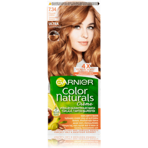 Garnier Color Naturals permanentní barva na vlasy 7.34 přirozeně měděná, 60+40+12ml