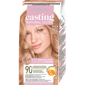 L'Oréal Paris Casting Natural Gloss semipermanentní barva na vlasy, 923 Světlá vanilka, 48+72+60ml