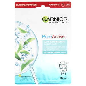 Garnier pure active textilní maska proti nedokonalostem