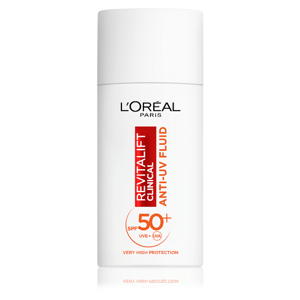 L'Oréal Paris Revitalift Clinical Denní Anti-UV Fluid s velmi vysokou ochranou s SPF50+ a vitaminem
