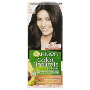 Garnier Color Naturals permanentní barva na vlasy 3 tmavě hnědá, 60+40+12ml