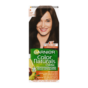 Garnier Color Naturals permanentní barva na vlasy 4 středně hnědá,60+40+12ml