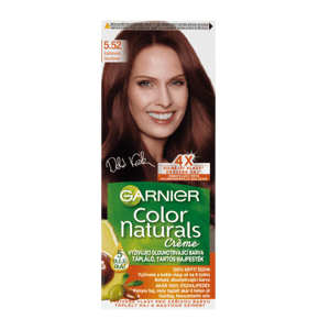 Garnier Color Naturals permanentní barva na vlasy 5.52 kaštanová,  60+40+12ml