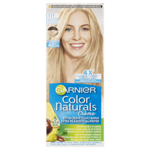 Garnier Color Naturals permanentní barva na vlasy 111 superzesvětlující popelavá blond,  60+40+12ml