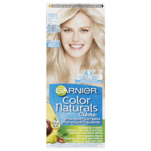 Garnier Color Naturals permanentní barva na vlasy 1001 Popelavá ultra blond, 60+40+12ml