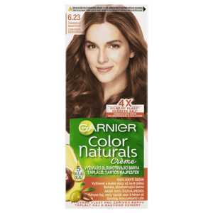 Garnier Color Naturals permanentní barva na vlasy  6.23 čokoládově karamelová, 60+40+12ml