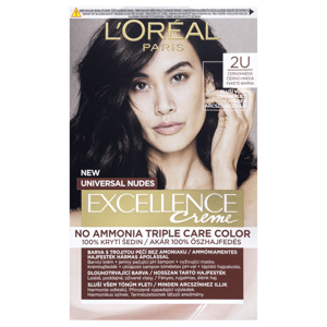 L'Oréal Paris Excellence Creme Universal Nudes permanentní barva na vlasy 2U Černohnědá