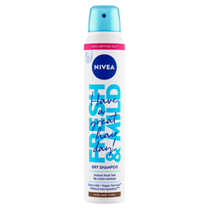 Nivea Fresh & Mild Suchý šampon pro tmavší tón vlasů 200ml